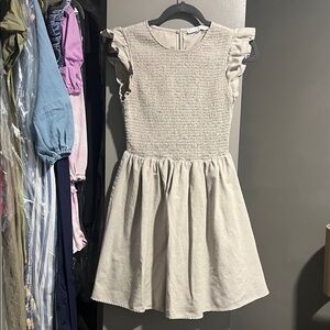 English Factory Cream Mini Dress